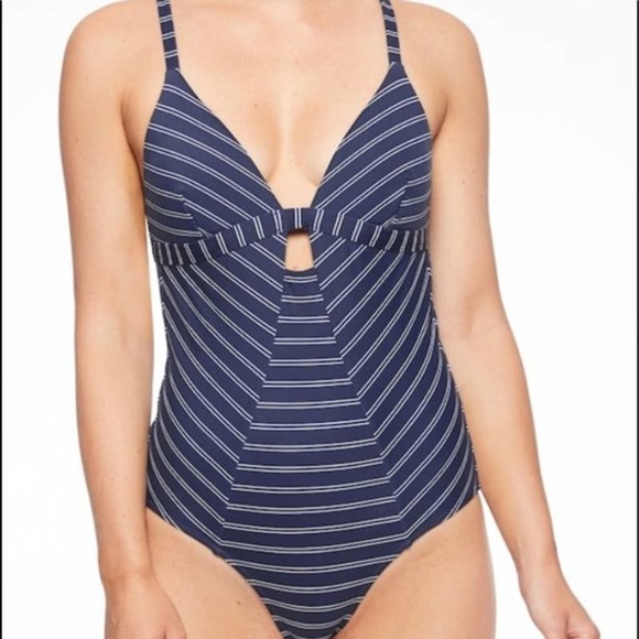 Athleta Other - Athleta Piha One Piece Blue Swim Suit Medium